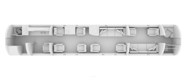cabina Bombardier Global Express XRS